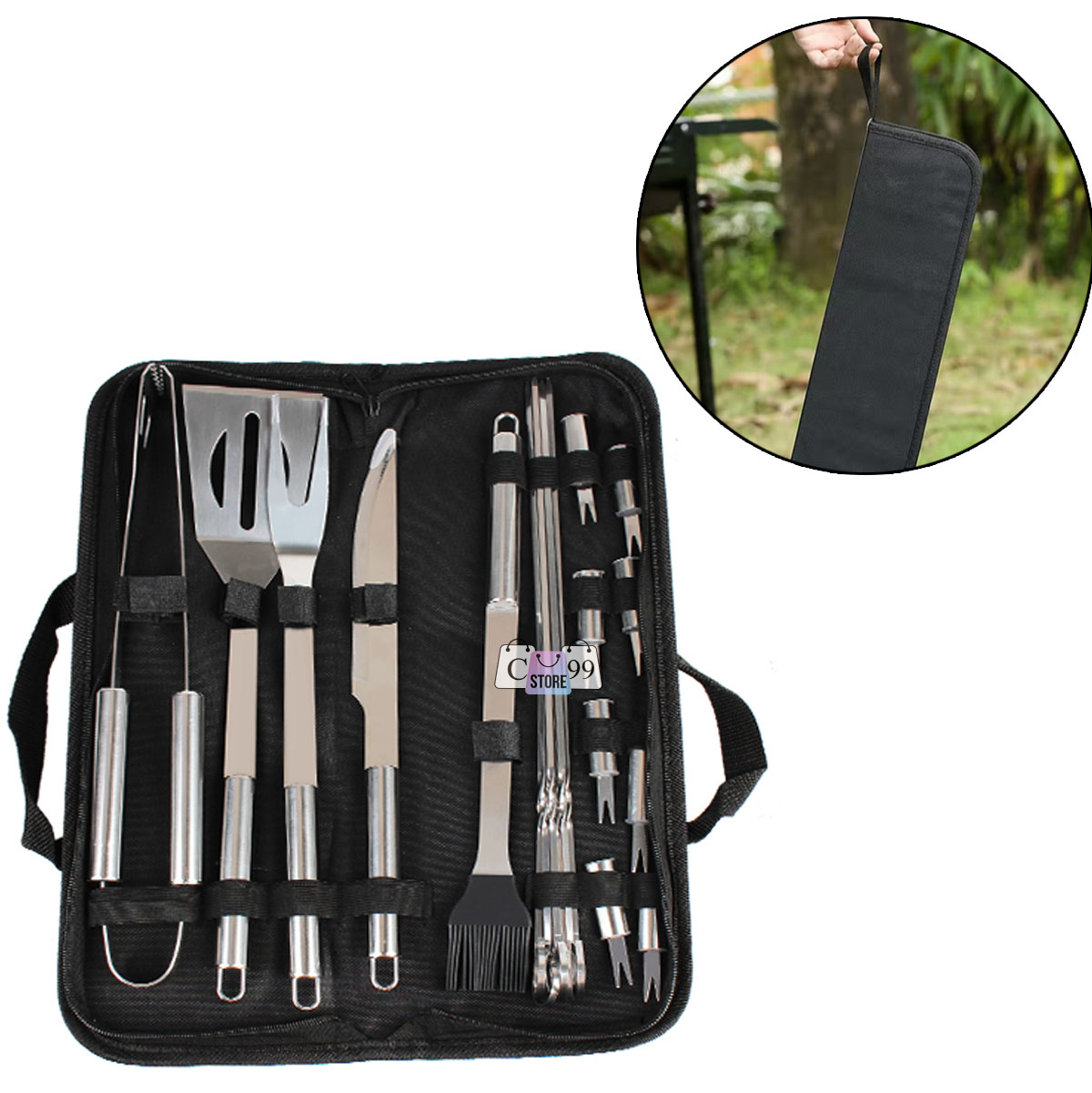 Miniatura 3 de Kit De Barbacoa Para Asados Set BBQ